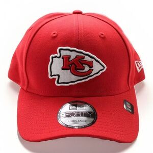 Kansas City Chiefs Men's New‎ Era NFL The League 9FORTY Cap CF6 Red Adjustable